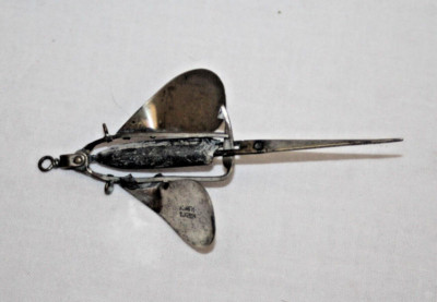 EIN SELTENER 3 3 3/4'' ROBUSTER BIG GAME KROKODILKÖDER AUS DEM FRÜHEN 20. JAHRHUNDERT (26)