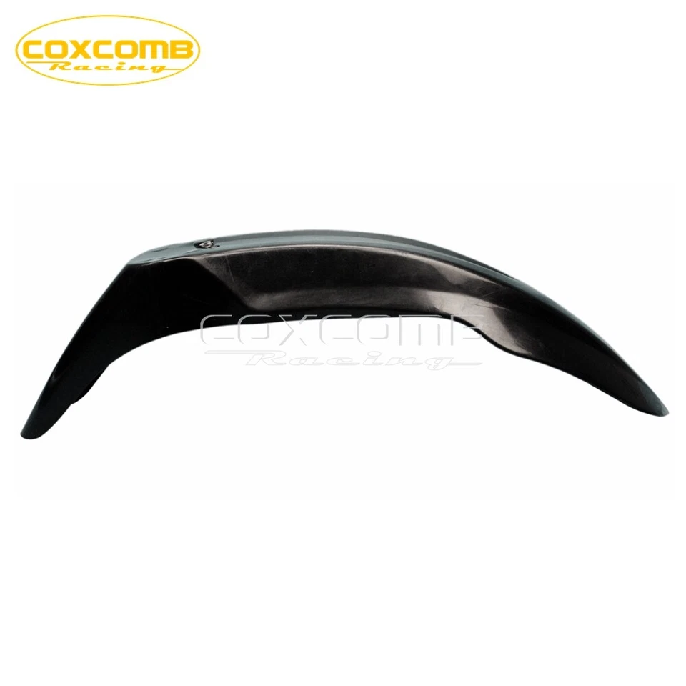 Guardabarros delantero Enduro Supermoto para moto de cross Honda Suzuki Yamaha negro Foto 4 de 4