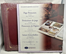 Creative Memories 12" x 12" Burgundy Gold Scroll Album w/ Pages  Protectors NIP