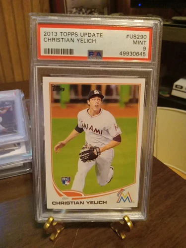 2013 Topps Update #US290 Christian Yelich PSA 9 Mint