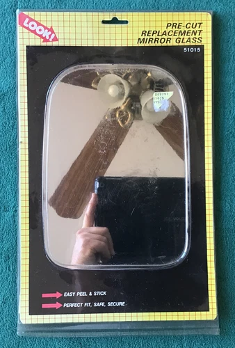 51015 Motormite Replacement Auto Mirror Glass w/sticky tape, Chev, GMC, Dodge