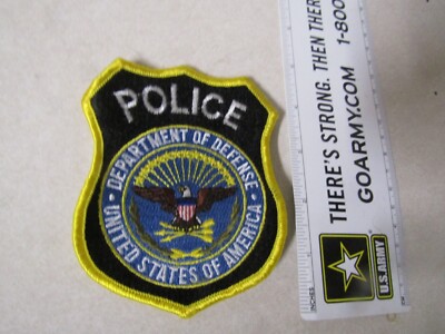 PATCH LAW ENFORCEMENT OLDER POLICE DEPARTMENT OF DEFENSE UNITED STATES ...