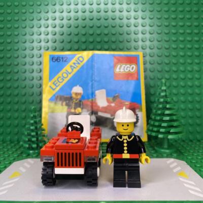 LEGO 6612 Fire Brigade Captain Car Old LEGO 1986 CITY | eBay