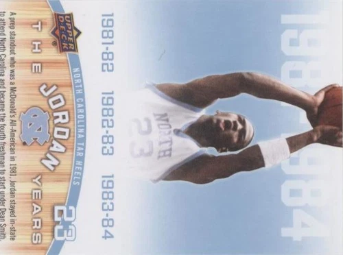 2010-11 UD North Carolina Basketball - Michael Jordan #173
