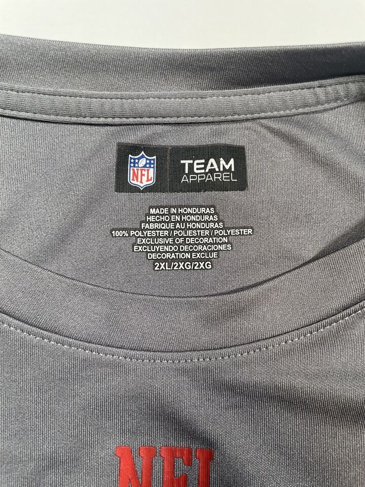 San Francisco 49ers NFL Team Apparel Mens 2XL Gray T Shirt Logo | eBay