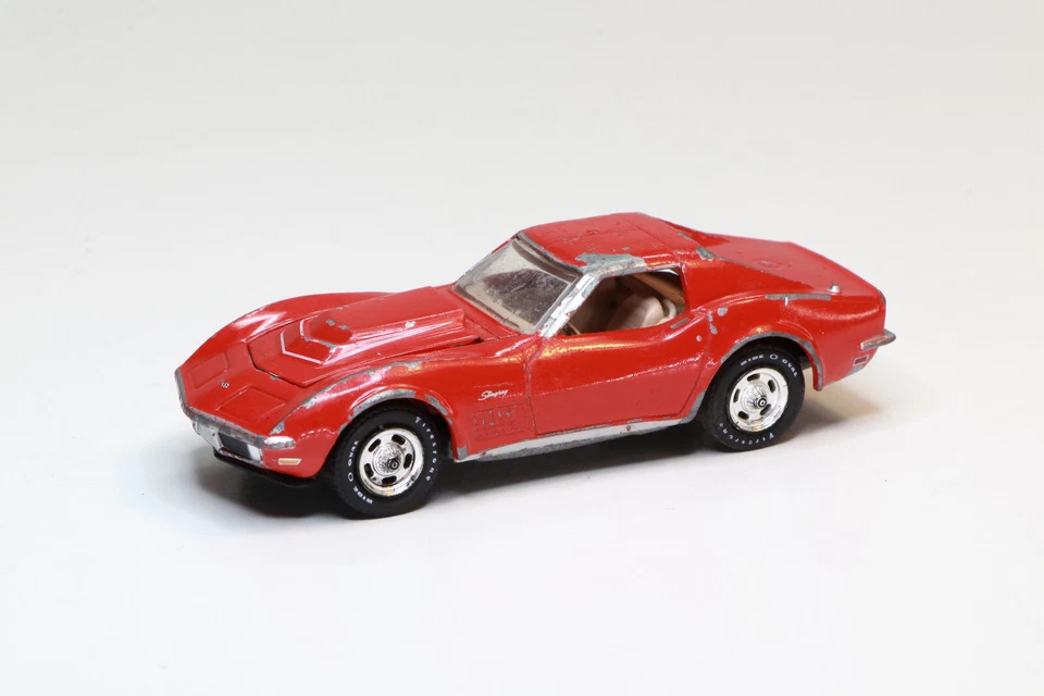 Chevrolet Corvette Stingray 1970 GreenLight rojo 1:64 coche diecast vintage Foto 2 de 4
