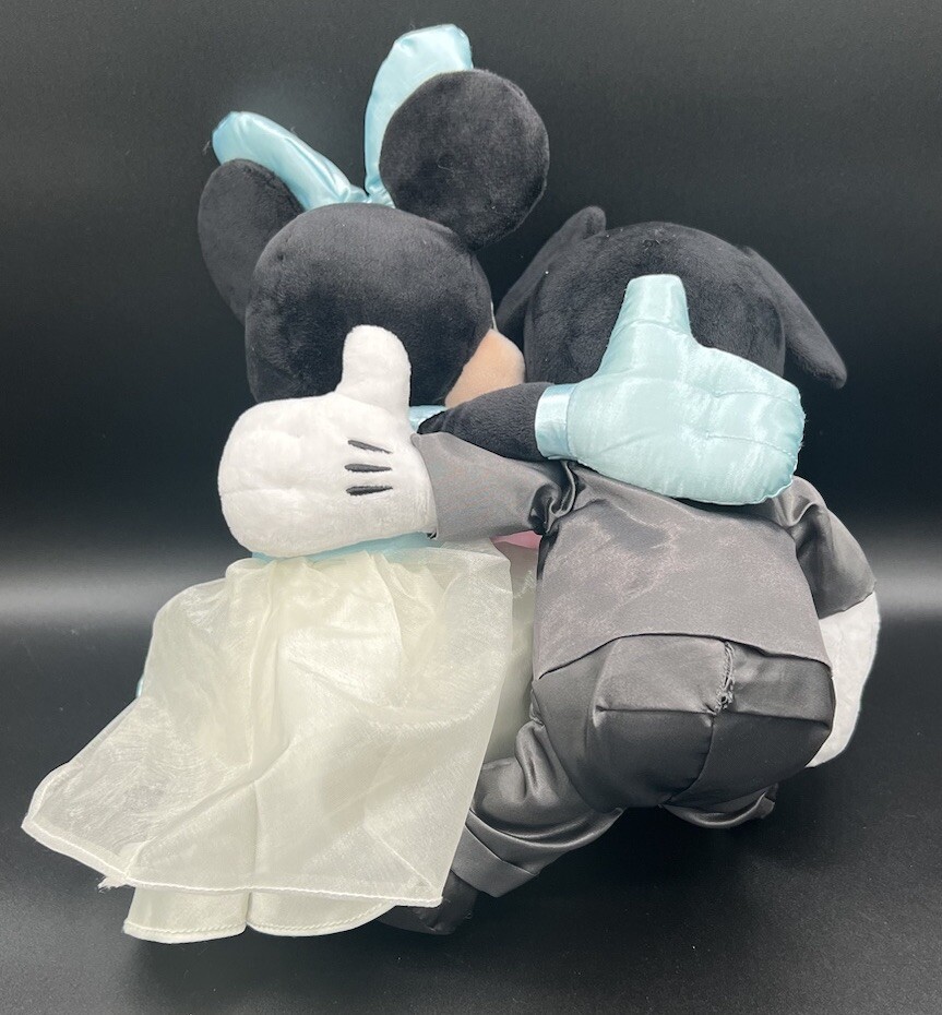 その他 Disney Bridal Mickey & Minnie Plush Set DISNEY PARKS MICKEY MINNIE WEDDING BRIDE GROOM PLUSH SET 11