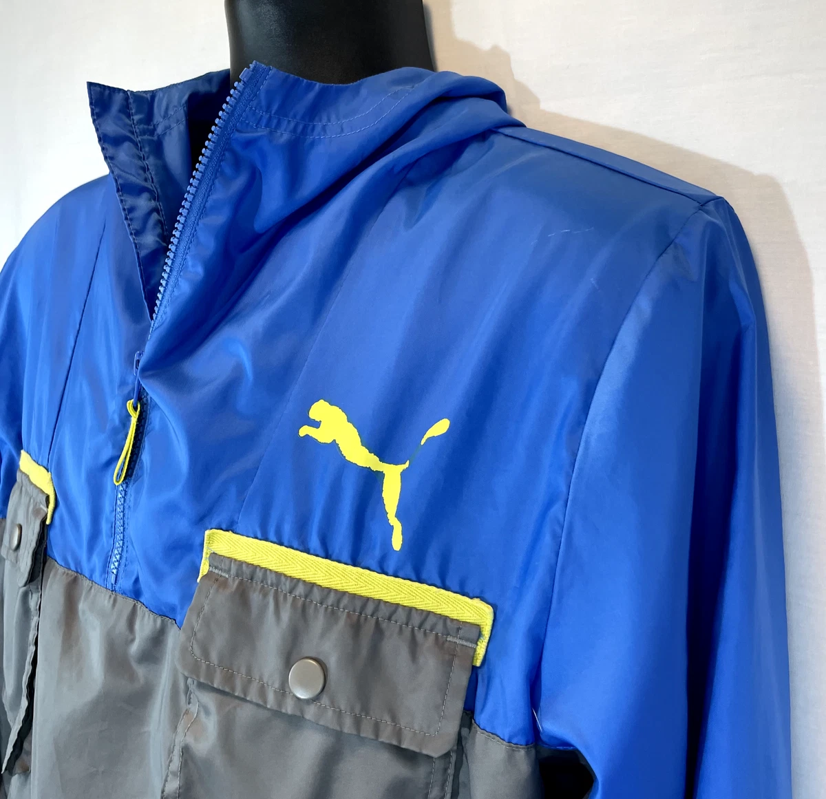 Puma clearance pullover windbreaker