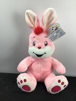Heunec,Hase,PlüSchfigur,Softtouch,Bestickt,Rosa/Weiß/Rot,Klein,Sitzend