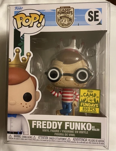 SDCC STICKER 2023 CAMP FUNDAYS FREDDY AS WALDO LE850