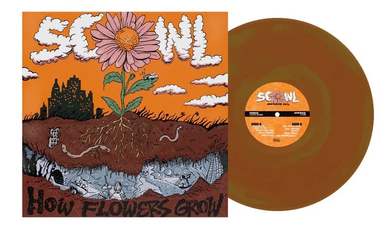 Scowl How Flowers Grow Vinyl Orange Copper Swirl Limited