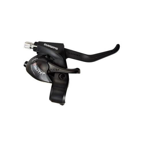 Levier/manette VTT 7v droit STEF41 V-Brake noir 2 doigts Shimano
