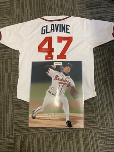 tom glavine autographed jersey