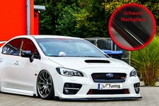Spoilerschwert mit Wing aus ABS für Subaru Impreza WRX STi V1 VAF Schwarz Glanz