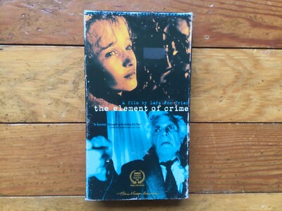Vintage VHS The Element of Crime: Lars Von Trier Home Vision Cinema 1999 Tested