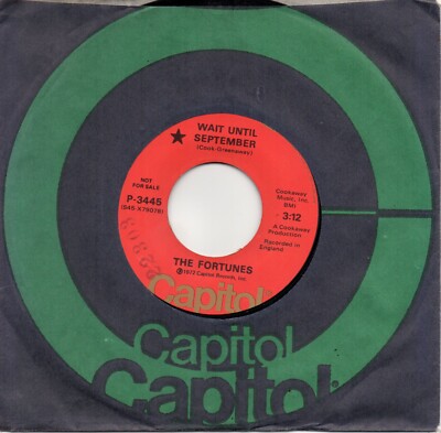 FORTUNES - WAIT UNTIL SEPTEMBER / DON'T SING TO ME