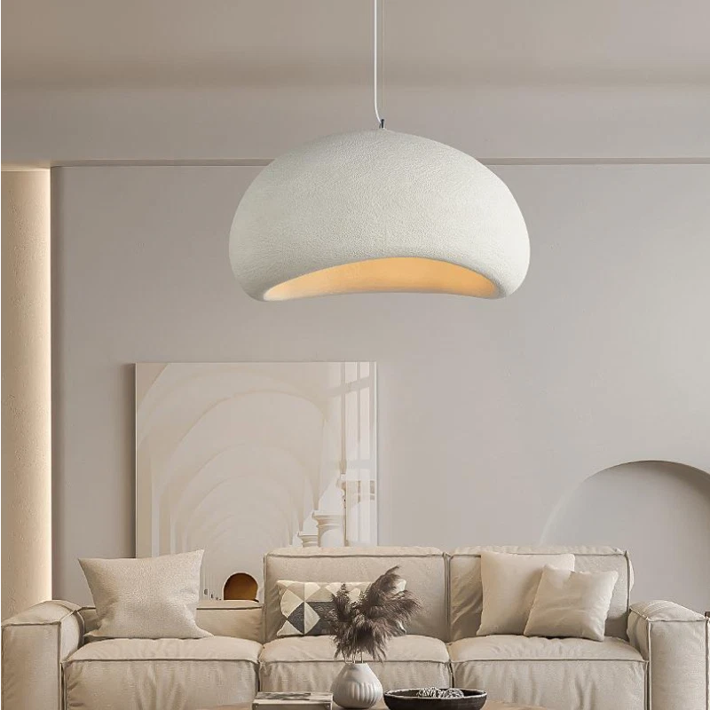 1xNordic Resin Oval Pendant Light Chandelier Light Dining Room Lampshade Lamp US - Image 3 of 4