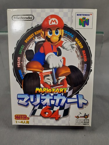 Nintendo 64 N64 Mario Kart 64 Special Pack With Controller Set (Black & Gray) JP - Picture 7 of 14