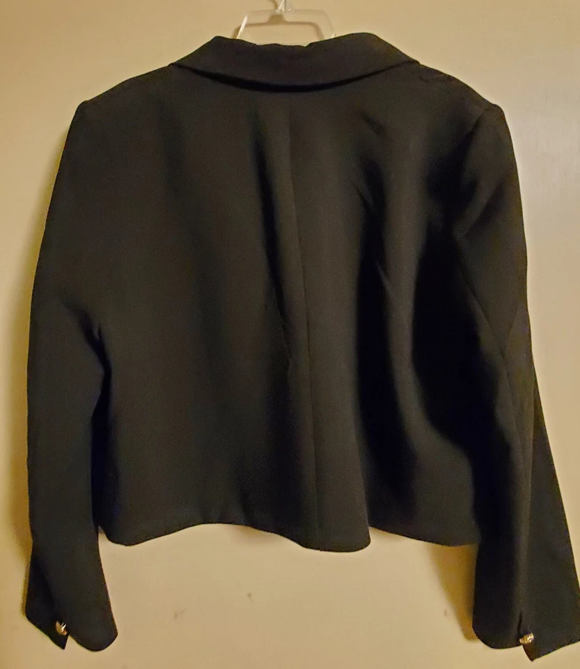 AUTÊNTICO Joie Blazer Preto Extra Grande *NOVO* Novo com etiquetas Jaqueta Designer Preppy Carreira Coquetéis - Imagem 3 de 4