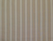 P KAUFMANN STRIPES BEIGE OFF WHITE WOVEN COTTON MULTIUSE FABRIC BY THE YARD 54"W