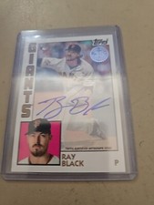 2019 RAY BLACK TOPPS 1984 AUTO ROOKIE CARD. SAN FRANCISCO GIANTS
