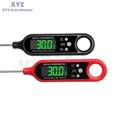 Instant Read Meat Thermometer Digital LCD Cooking BBQ Food Temperature Measuring