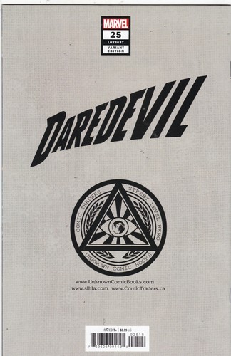 DAREDEVIL #25 GABRIELE DELL'OTTO EXCLUSIVO 3RD PRINT VARIANTE CASI NUEVO ELEKTRA - Imagen 2 de 2