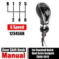 6 Speed For Opel Astra Insignia Excelle 2009-2013 Gear Shift Knob Shifter Boot