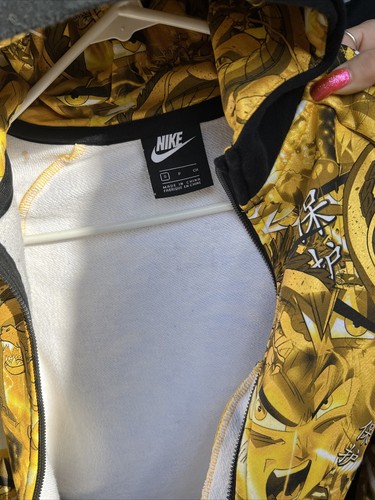 Nike Doernbecher Dragon Ball Z DBZ Donovon Gold/Black Hoodie Jacket Youth Small - Picture 7 of 7