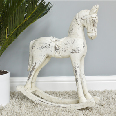 wooden rocking horse ornament