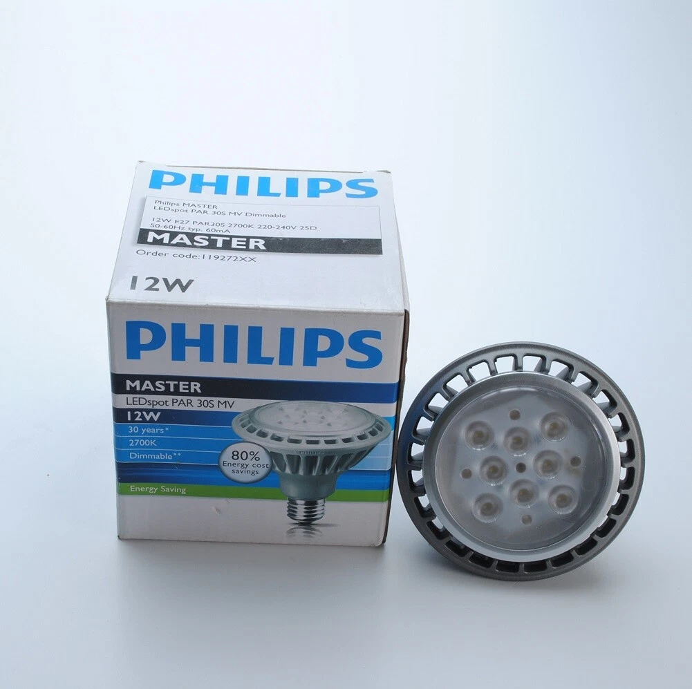 PHILIPS Master LEDspot PAR 30S MV Dimmable 12V E27 200240V 25D | eBay