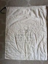 Vtg whire Armour Co. Gianty Soap powder Bag 749# Burlap Cinch Top 26 x 34