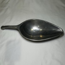 Vintage Or Antique Silver-plated Gravy Boat Or Punch Ladle Lunares California