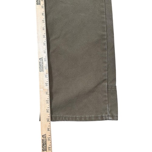 Filson Pants Size 37x29 Mens Marsh Olive Dry Tin Cloth 10.5 Ounce Waxed READ - Picture 17 of 18