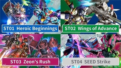 Bandai Gundam Card Game Start Deck Heroic Beginnings ST01A Sealed