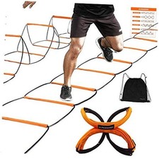 Agility Ladder, Agility Training Equipment, Soccer Speed Ladder, 4 rung