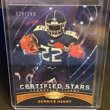 2023 Panini Certified Certified Stars Derrick Henry #CS-22 Mirror Orange /149