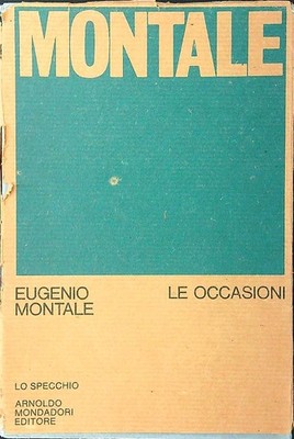 DIE GELEGENHEITEN MONTALE EUGENIO MONDADORI 1971 DER SPIEGEL