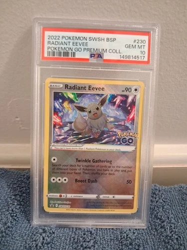Pokémon Radiant Eevee (2022) SWSH: Sword & Shield Promo SWSH230 Holo PSA 10