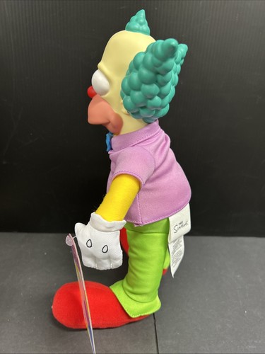 The Simpsons Krusty The Clown Collectible Plush Doll Jakks Pacific 11" - Picture 3 of 6