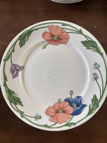 Vintage Villeroy & Boch #1748 Germany Amapola 8.25” Salad Plate