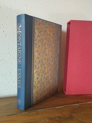 Folio Society: Essays - Michel de Montaigne / Halbleder, Goldschnitt, 2019