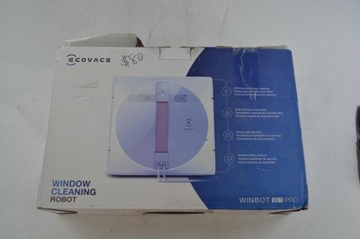 Ecovacs Winbot W1 Pro Window Cleaning Robot White Smart Automatic Glass Cleaner
