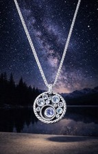 Brighton HALO Necklace Celestial NWT List 78 Rare Find