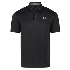 Under Armour Men Tech Golf Polo Black