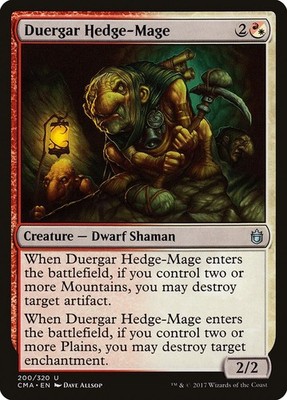 MTG Duergar Hedge-Mage  - Commander Anthology #200