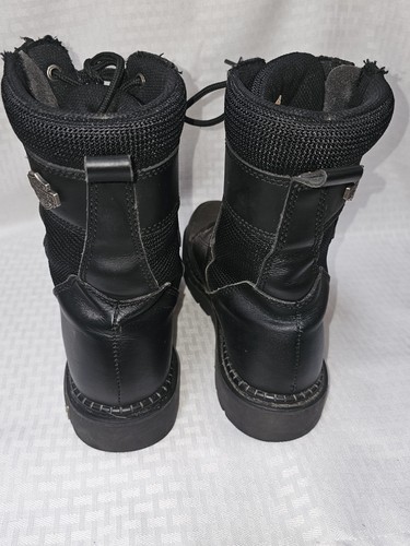 Harley Davidson 91542 Herren Größe 9,5 Leder Reißverschluss Motorrad Reitstiefel Schwarz  - Bild 8 von 11