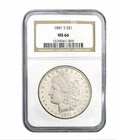 1881-S Morgan Silver Dollar NGC MS66
