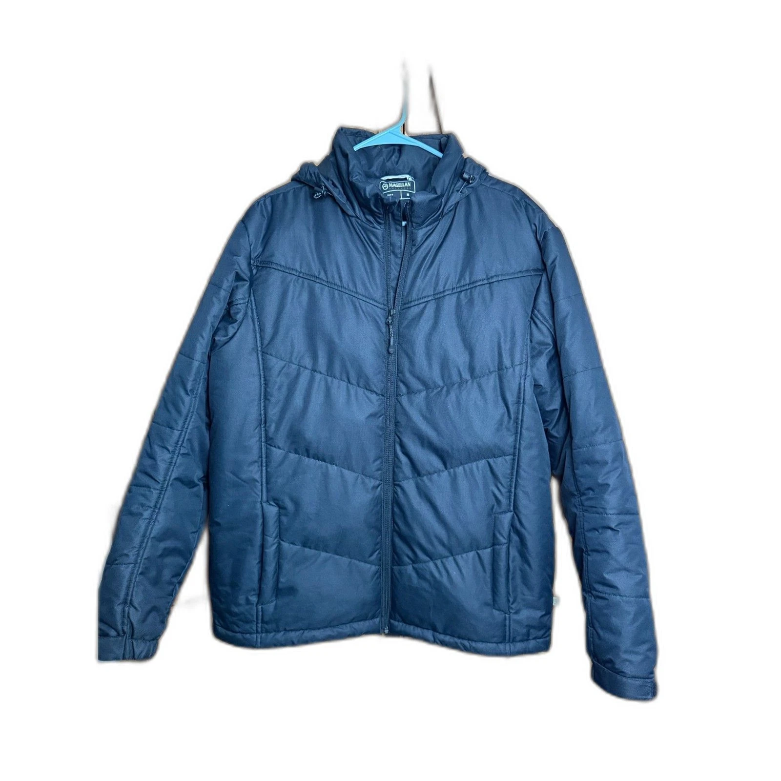 Magellan Outdoors Puffer Jacket Black - Men's Medium