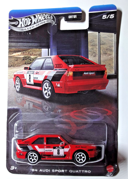 Hot Wheels Silver Series - '84 Audi Sport Quattro - Audi Series 2026 - JKY19-image